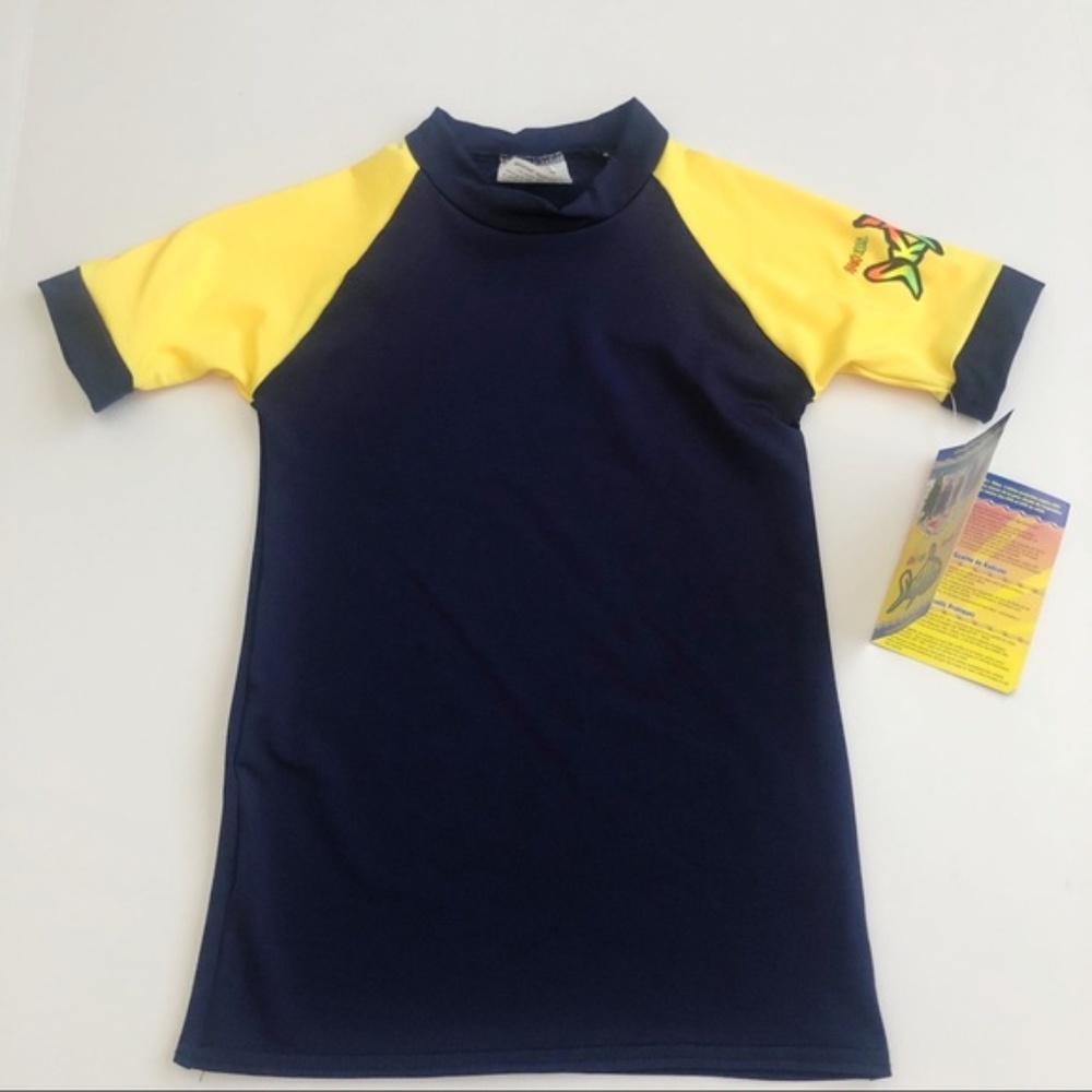 Radicool Size 2 Swim Shirt Navy Child 100 SPF